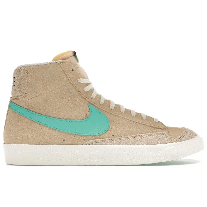 Nike Men's Blazer Mid 77 Desert Ore Light Aqua, from StockX