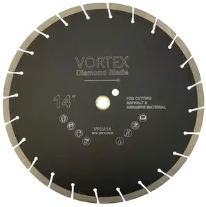 VTXMAX VPSA14 inch Heatwave Dry Asphalt Cutting Segmented Diamond Saw Blades
