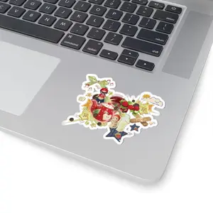 Whimsy Twee Main Design; Sticker