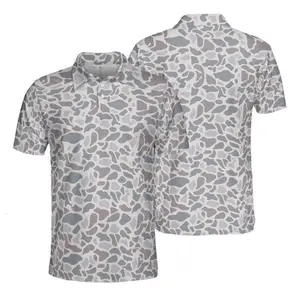 Men’s Camo Polo Shirt – Classic Style Polo, Sizes S-5XL, Perfect Gift for Him, Trendy Looks