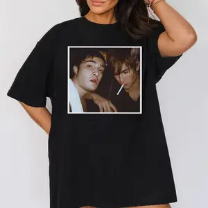Chuck and Nate Gossip Girl Vintage T-Shirt, Chuck Bass and Nate Archibald in Gossip Girl Movie Shirt,  Gift For Movies Lovers Casual Clothing Fabric