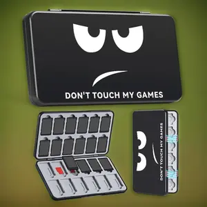 24 Card Slot Game Card Box, 1 Set Portable Game Card Storage Case, Durable Console Accessories for Nintendo Switch OLED NS Lite