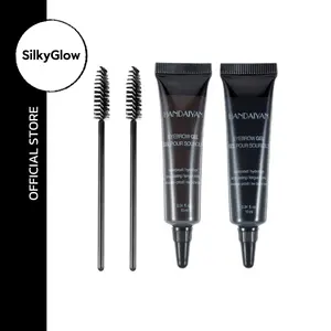 [Buy 2 Get 20ML Free] Eyebrow Tinting & Shaping Gel Coffee / Black 10ML, With Eyebrow Brush, Long‑Lasting, Waterproof & Sweat‑Resistant, Non‑Halogen Liquid Eyebrow Dye, Wild Brow Styling Gel 10ML/20ML