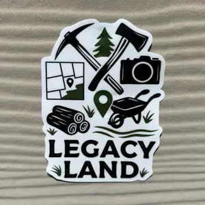 Ozare Legacy Land Die-Cut Vinyl Sticker (3” Waterproof Outdoor Decal)