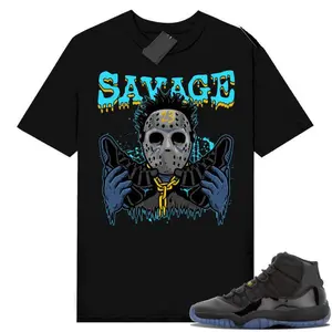 Gamma Blue Sneaker Match Tees Black Savage 23