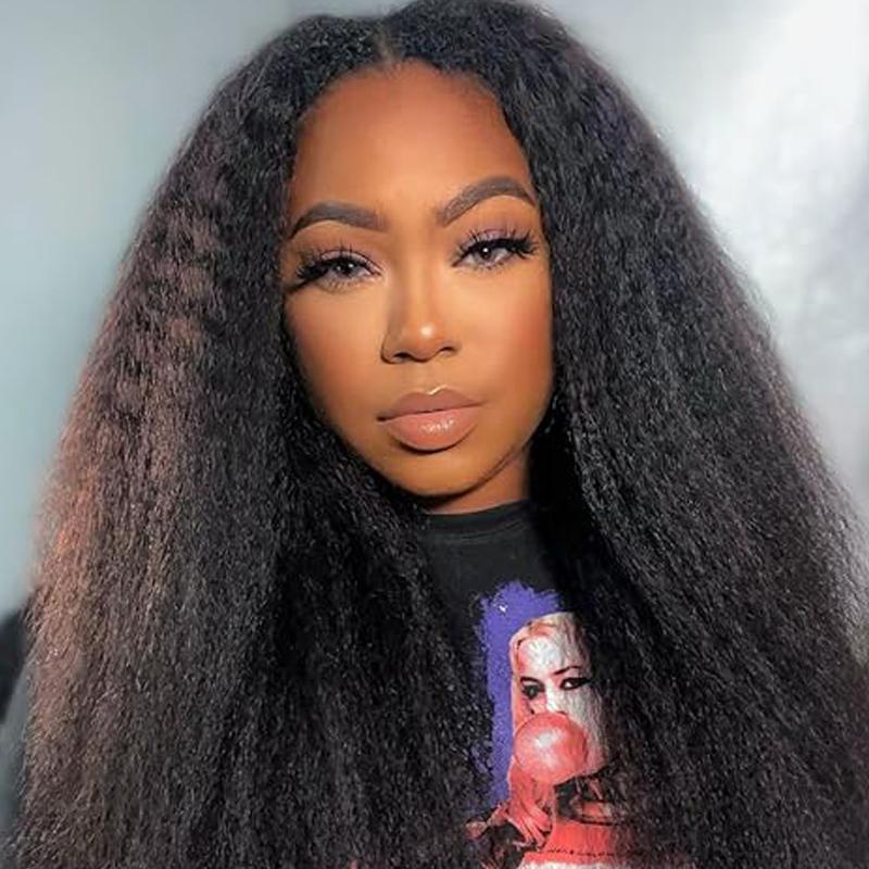 Kinky Straight Natural Color Human Hair Bundle Virgin Hair Extensions Kinky Straight Natural Color Human Hair Bundle Virgin Hair Extensions