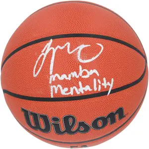 Jayson Tatum Boston Celtics Autographed Wilson Authentic Series Indoor/Outdoor Basketball with "Mamba Mentality" Inscription - Fanatics Authentic Certified