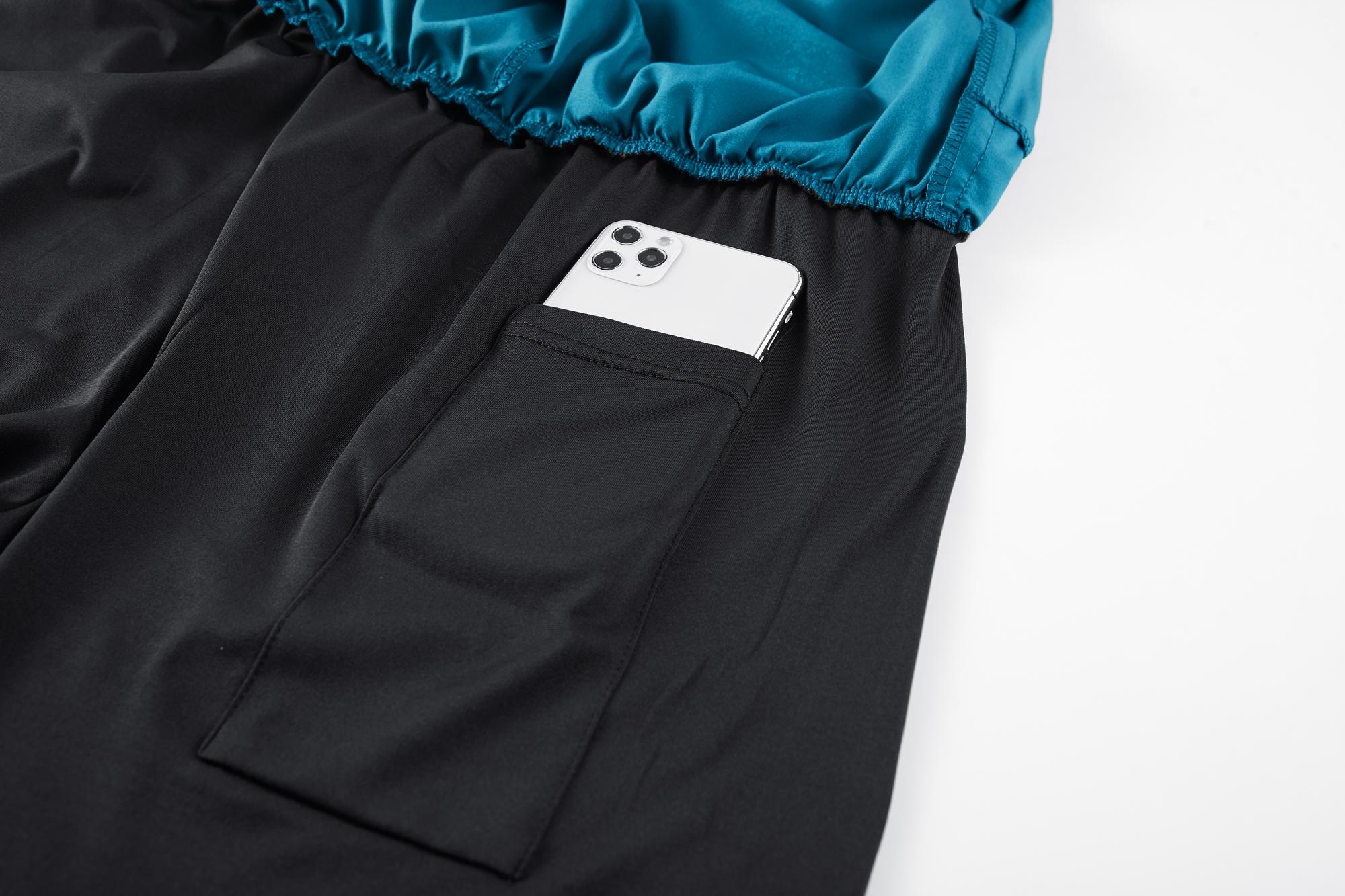 Men’s 5-pack double-layer faux two-piece running shorts with phone pocket and towel loop; quick-drying, breathable, anti-exposure design; lightweight and comfortable; versatile for running, fitness, basketball training, everyday commuting.