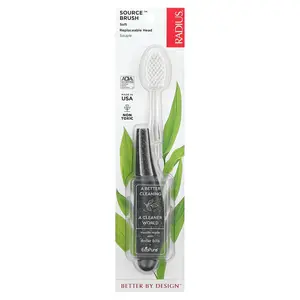 RADIUS Source Brush, Soft, Replaceable Head, 1 Toothbrush