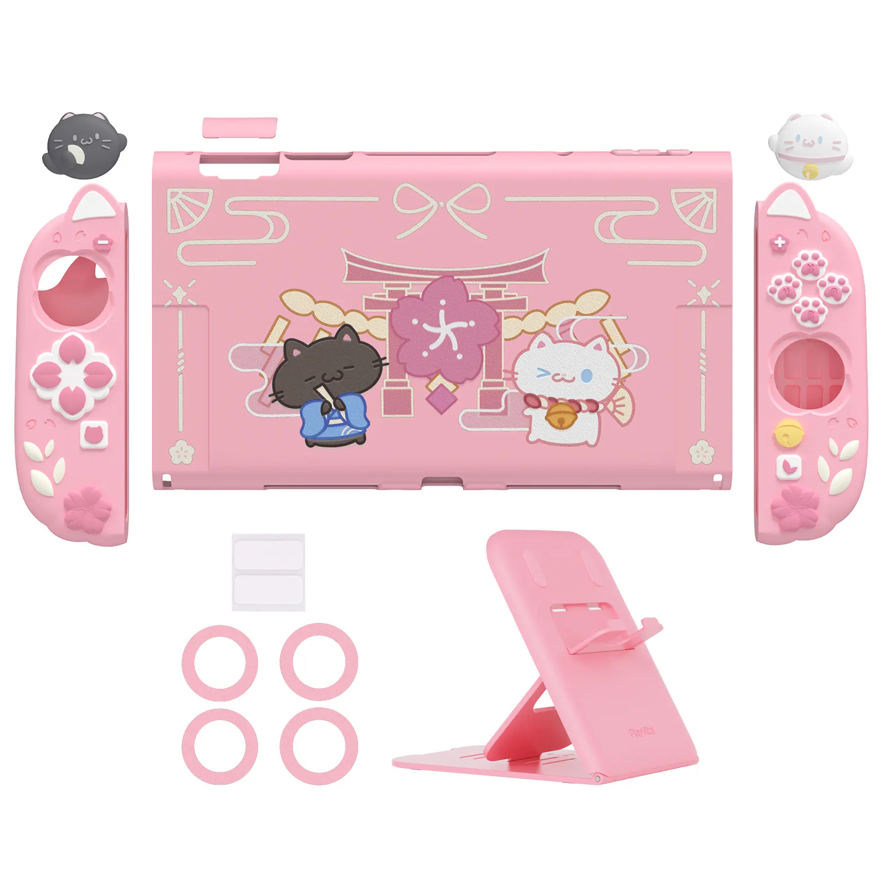 Cherry Blossoms Kitten - Pink
