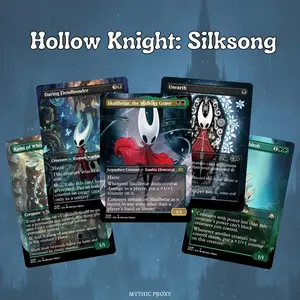 Proxy 100+ Card Commander Deck – Hollow Knight: Silksong | Dark Fantasy Insect Theme | Includes Tokens | Ready to Play