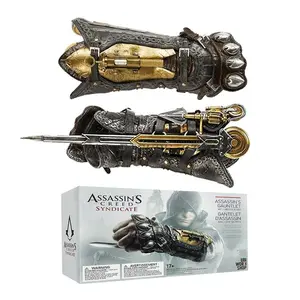 1:1 Syndicate Cosplay Props Action Figure Edward James Kenway Connor Sword In The Sleeve Props Doll Model Toys for Child's Gifts