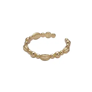 Vintage Bulb Gold Ring