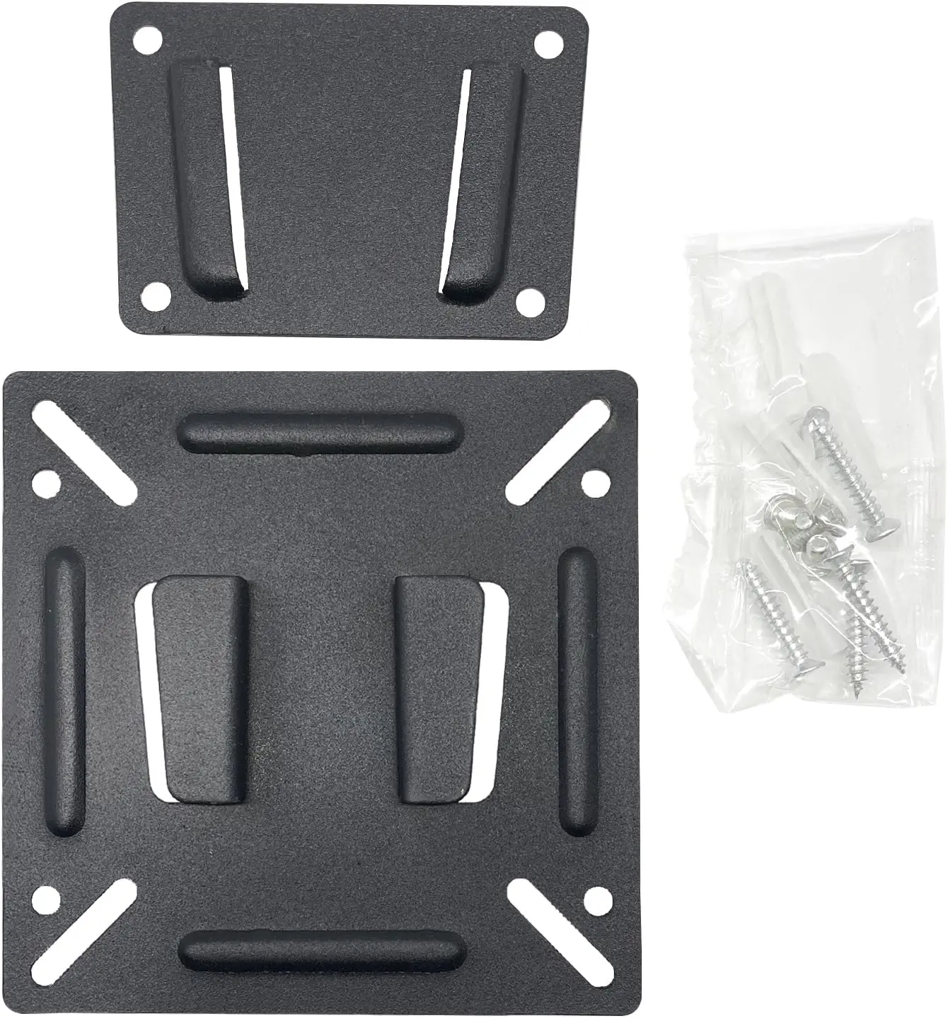Monitor Wall Mount for Digital Calendar, Digital Picture Frame, Most 14-24 Inch LED LCD OLED Flat Screen TV and Computer, Max VESA 100x100mm and Weight Capacity Up to 30lbs for Camper Boat RV Small Monitor Mount Bracket techvibes