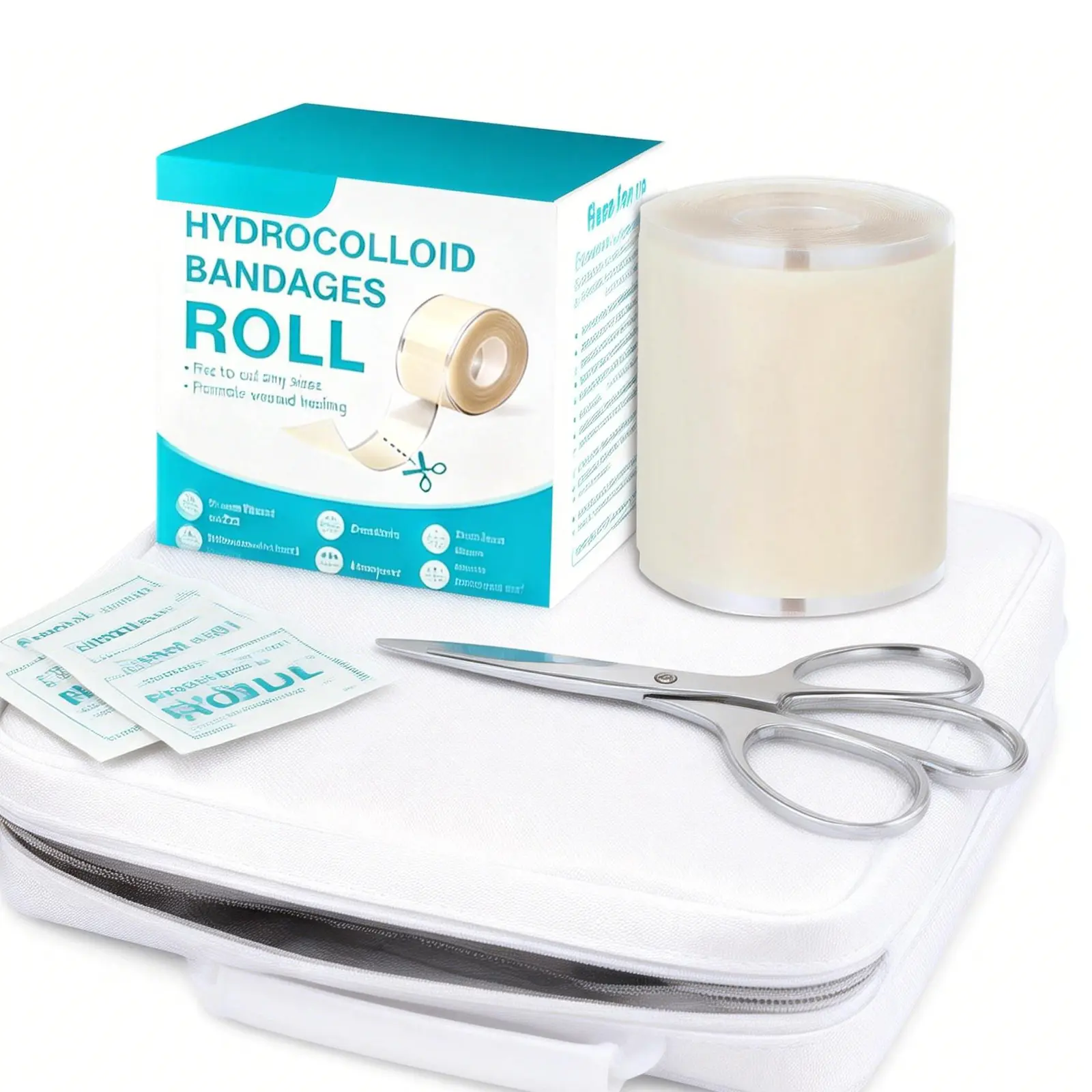 Hydrocolloid Dressing Roll 5cm×1.5m! High Absorption Soothe Redness Safe for Sensitive Skin #HydrocolloidSkincare #AcneRelief