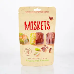 Premium Chocolate Coated Mini Turkish Baklava 70 gr 2.47 Oz