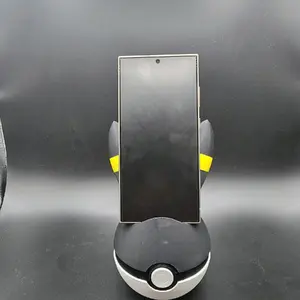 Umbreon phone holder 3d printed with pokeball design
