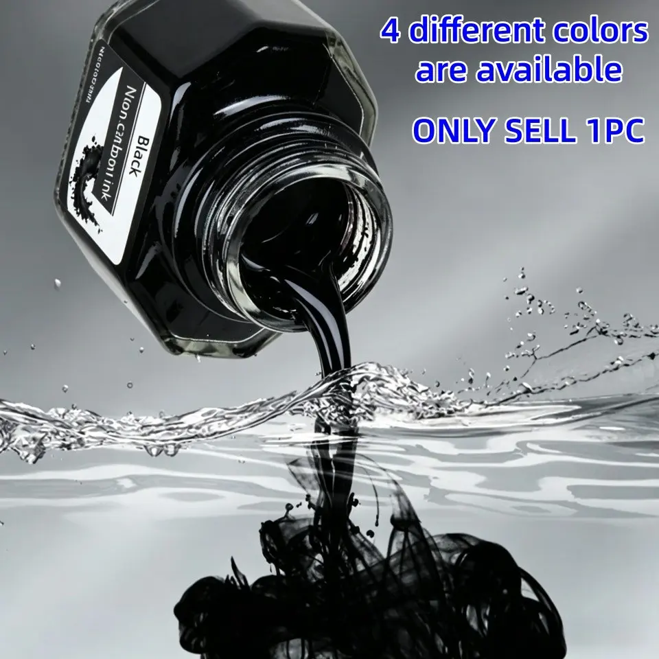 50ML Non-Carbon Ink for Fountain Pens, Quick-Drying //blue/navy, Ideal for Students and Adults, Smooth Flow, No Clogging, Writing Tools, Available