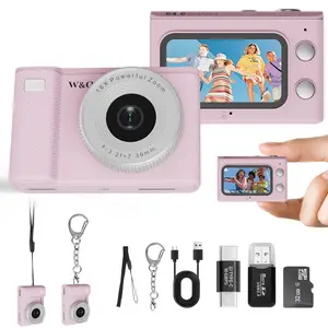 Mini Keychain Digital Camera-Y2K Pocket-Size Camera, 32G Card & Charging Cable Included , Retro Vlog Camera for Travel, Concerts, Kids & Instant Party