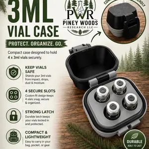 4 x 3ML Vial Protective Case