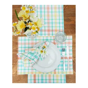 Bunny Trail Plaid Table Runner by Valerie
