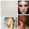 165 pcs/330 pcs/825 pcs/1650 pcs/3300pcs pearl stickers self-adhesive, Vintage, Beauty, 4 sizes sticker makeup pearl gemstone white jewelry decoration, suitable for facial, body, nail, hair, mobile & craft decoration, 0.12 in/0.16 in/0.2in/0.24in