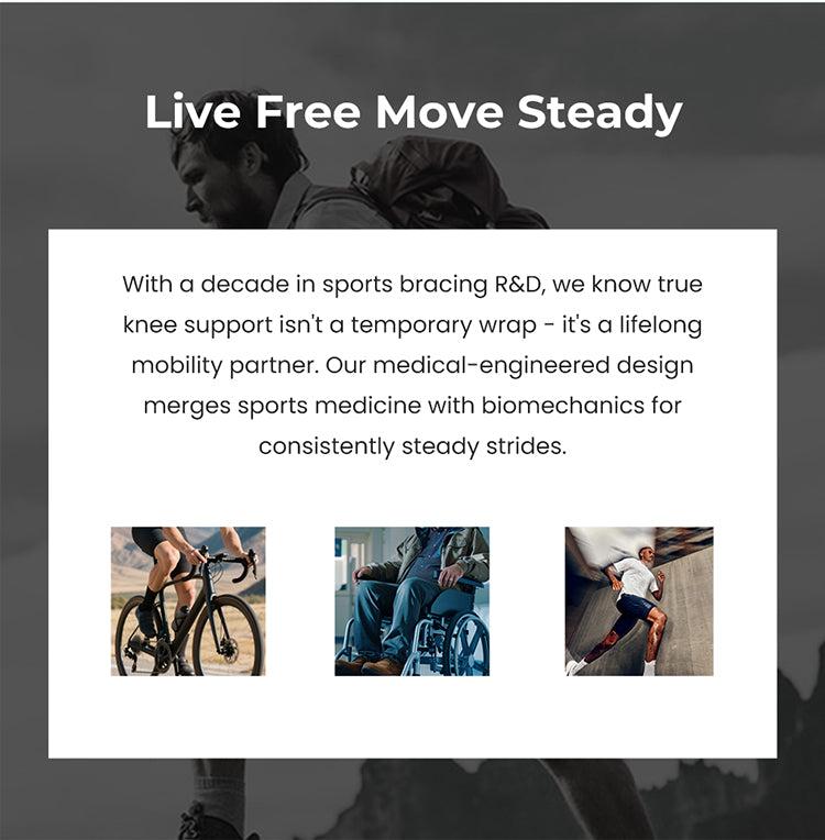 Adjustable Knee Protection Booster for Sport Premium Support Multipurpose Design Breathable Fabric Durable Construction Sizes M L XL Spring Support 360° Protection Non-Slip Secure