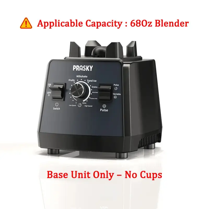 Accessories - PRASKY 68oz Blender Motor Base Only, Special Accessories for Coffee, Spices, Smoothie Making tiktokshopbacktoschool