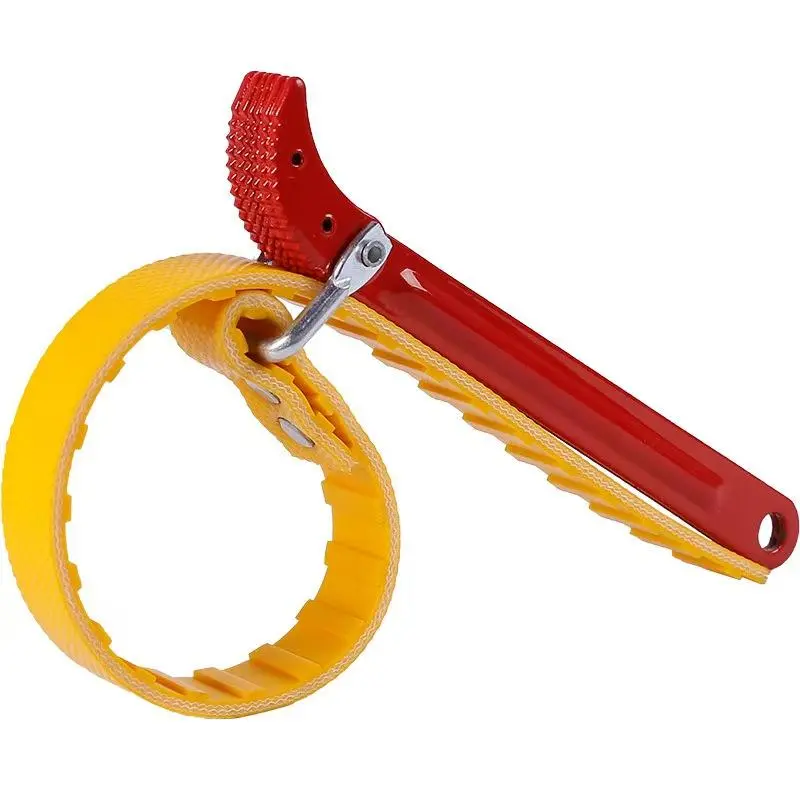 Adjustable Nylon Band Wrench, Multifunctional Pipe Wrench, Durable Hand Tool for DIY and Professional Use
