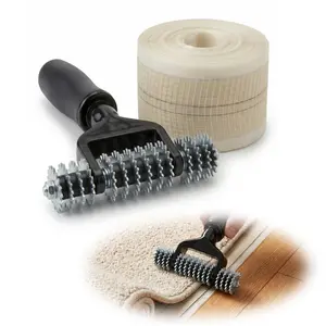 No-Iron Carpet Patch Repair Kit - Seamless Fix with Tape & Roller for Bleach, Pet Damage & Burn Marks