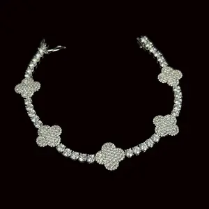 4MM VVS Clover Tennis Bracelet
