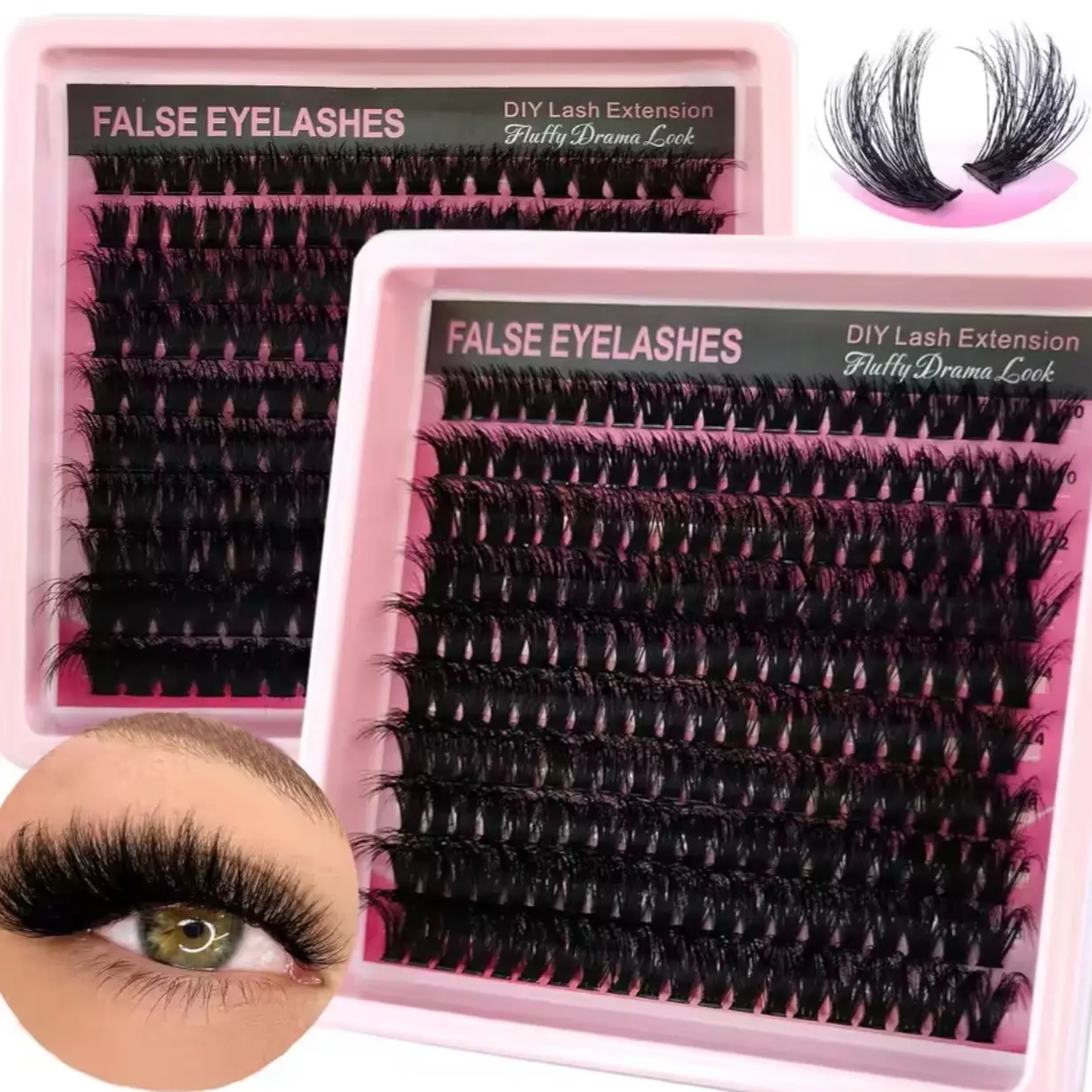 Fluffy Eyelash Extensions - Lashes for a Fuller Look