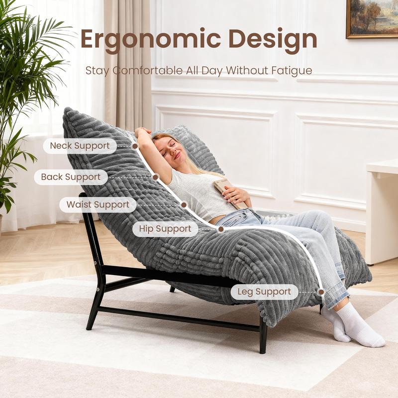 【versatile】Oversized Bean bag chair lazy sofa with base, 4 in 1 Convertible Bean Bag Couch with Base, Comfy Boneless Couch, soft and Comfortable Recliner Sofa Bed with Removable Upholstery for Living Room, or Bedroom 【versatile】Oversized Bean bag chair lazy sofa with base, 4 in 1 Convertible Bean Bag Couch with Base, Comfy Boneless Couch, soft and Comfortable Recliner Sofa Bed with Removable Upholstery for Living Room, or Bedroom