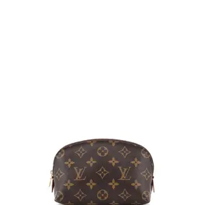 Pre-owned Louis Vuitton Canvas Coated Small Leather Goods Cosmetic Pouch Monogram Tomette Canvas PM by Rebag