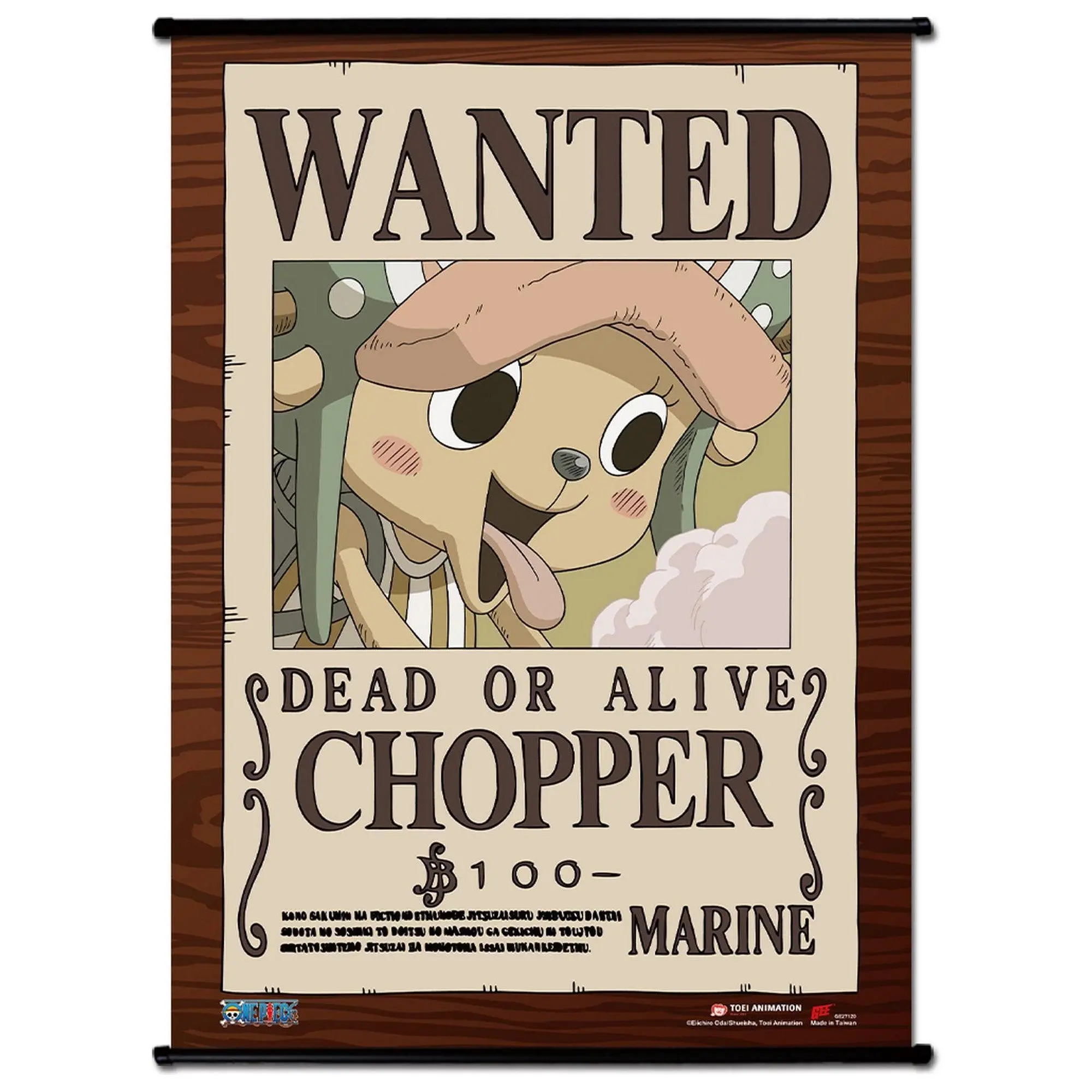 One Piece - Wanted Posters Chopper Wall Scroll