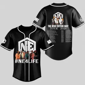New Edition Baseball Shirt, New Edition NE Shirt, The New Edition Way Tour 2026 Shirt,Women's T-shirt, Gift For Boyfriend Gifts, Girl Friend