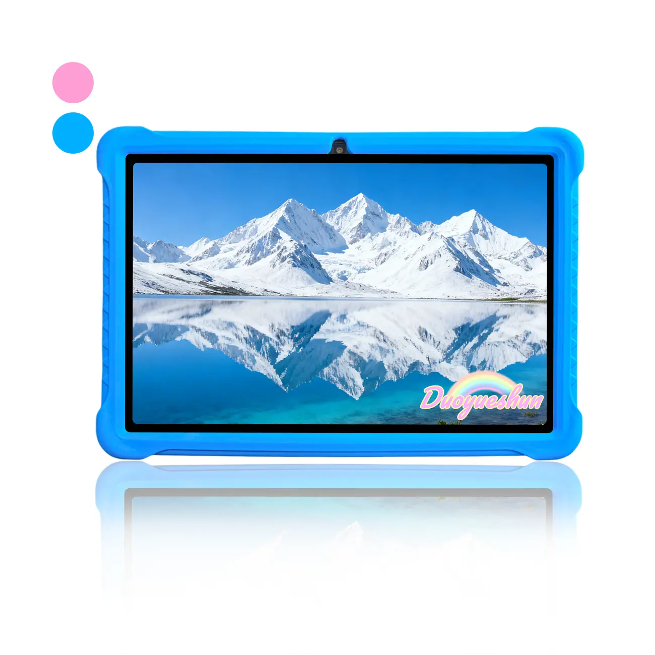10.1 Inch Kids Tablet PC, Learning Entertainment Tablet, Cute Cartoon Style, Supports Video Calls + 5g WiFi + Dual Cameras + Parental Control + Shockproof Case