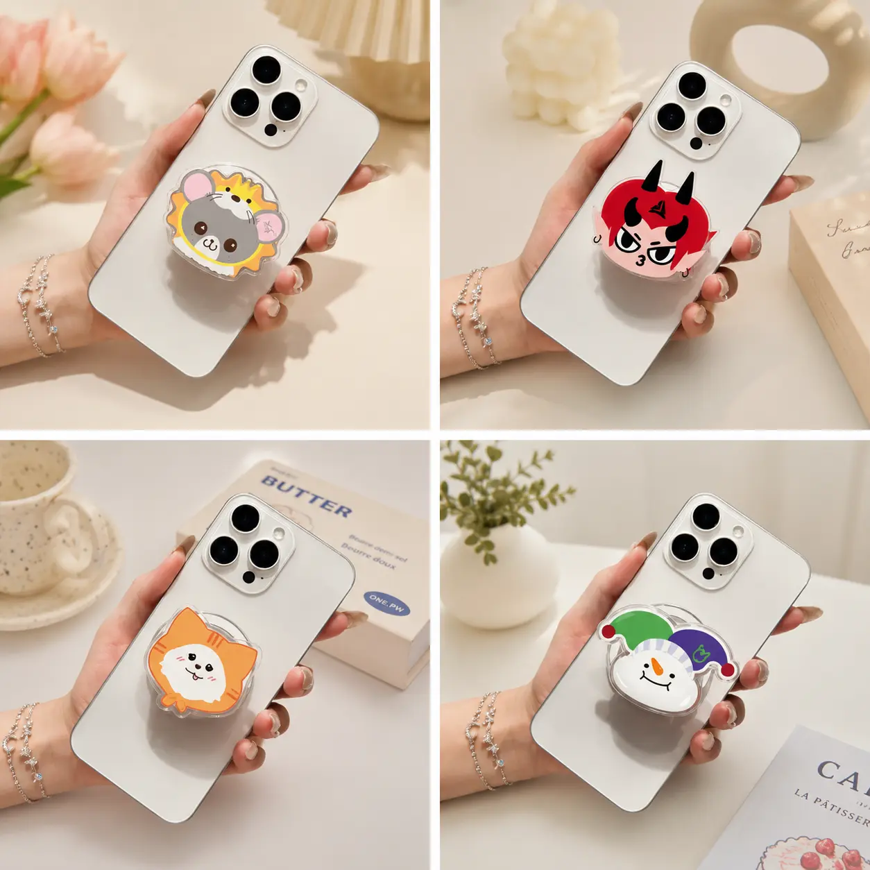 BL/GL WilliamEst PerthSanta Phone Grips MagSafe - Cute PondPhuwin Magnetic Phone Holder for Fan