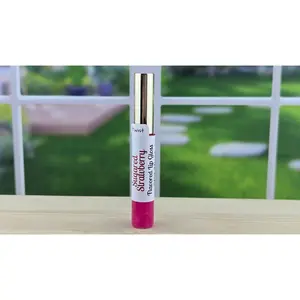 Moisturizing Sugared Strawberry Flavored Lip Gloss - Lipstick Cover - Goes on Clear - Hydrating, Moisturizing, Nourishing, Glossy