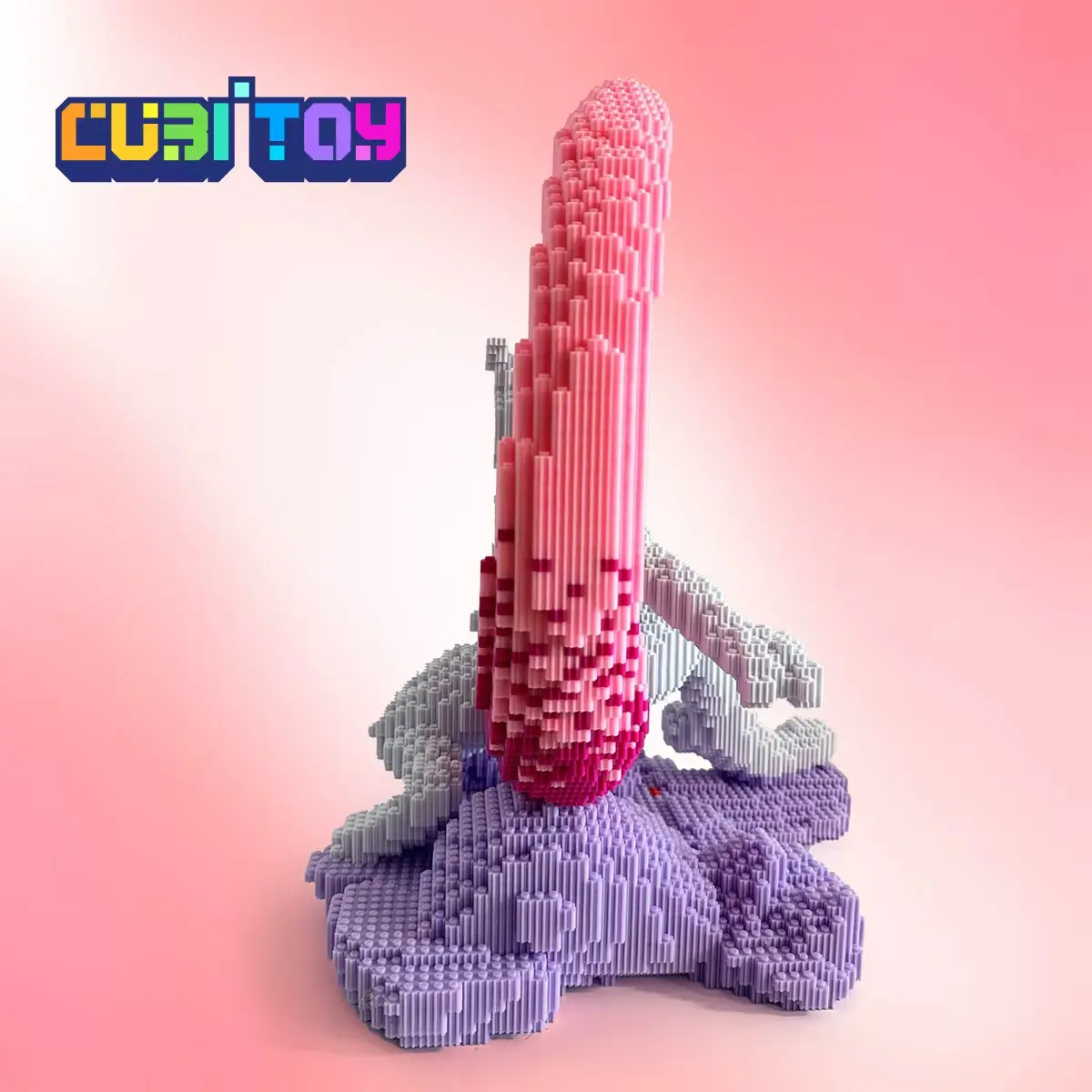 CubiBRICK Animation Series Mew2 (13721PCS) 3D Micro Building Block Model