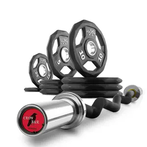 Black Diamond® Olympic Weight Plates and Curl Barbell Sets