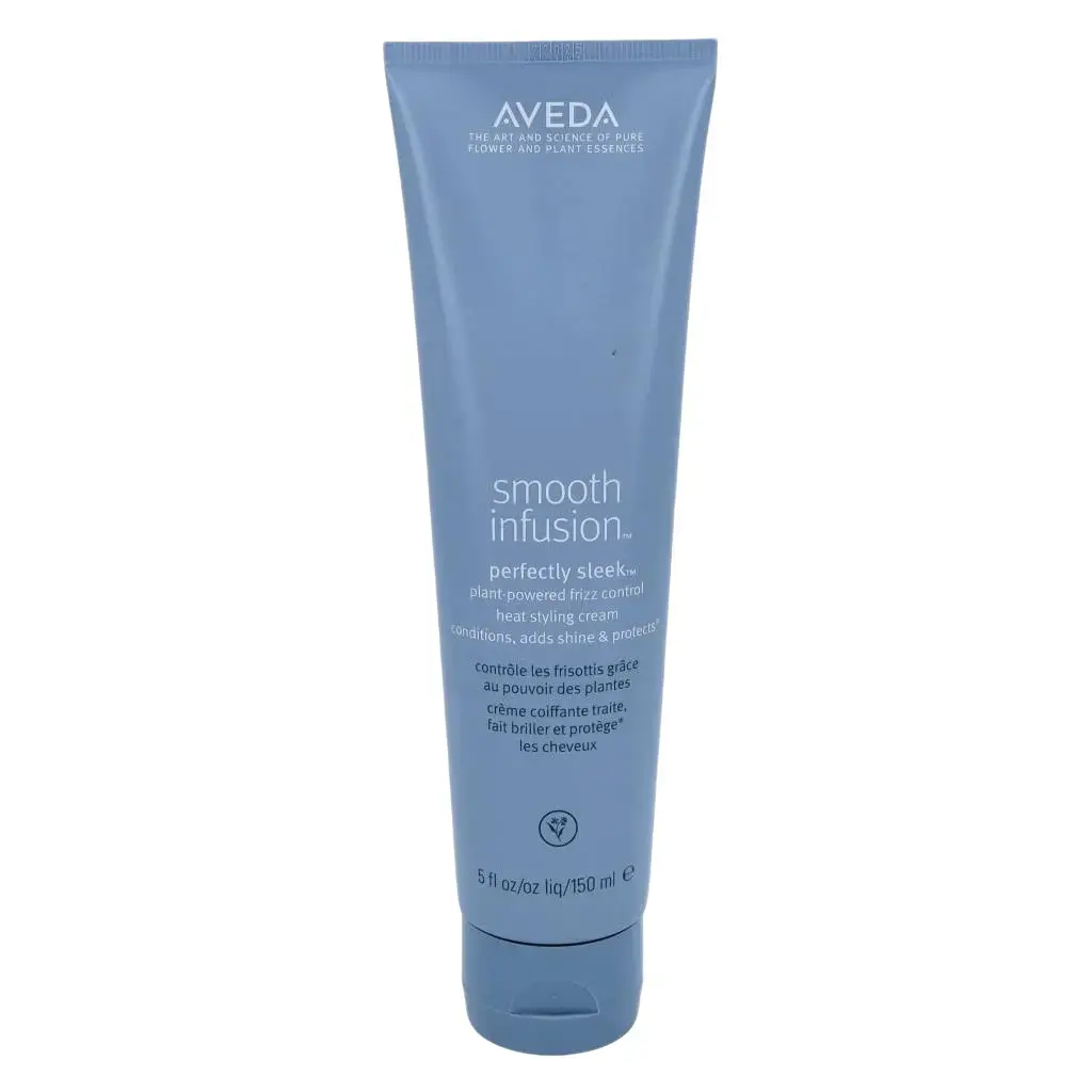Aveda Smooth Infusion Perfectly Sleek Organic Hair Styling Product, 5oz Lightweight Smoothing Gel-Cream for Women – Fine Hair Climate Control Defrizzing Mousse & Gel for Straight, Polished Looks