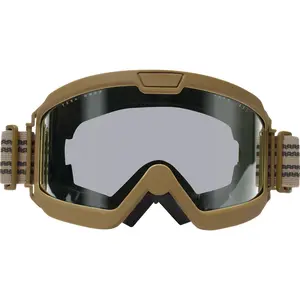 Coyote Brown Smoke & Clear ANSI Ballistic OTG Goggles