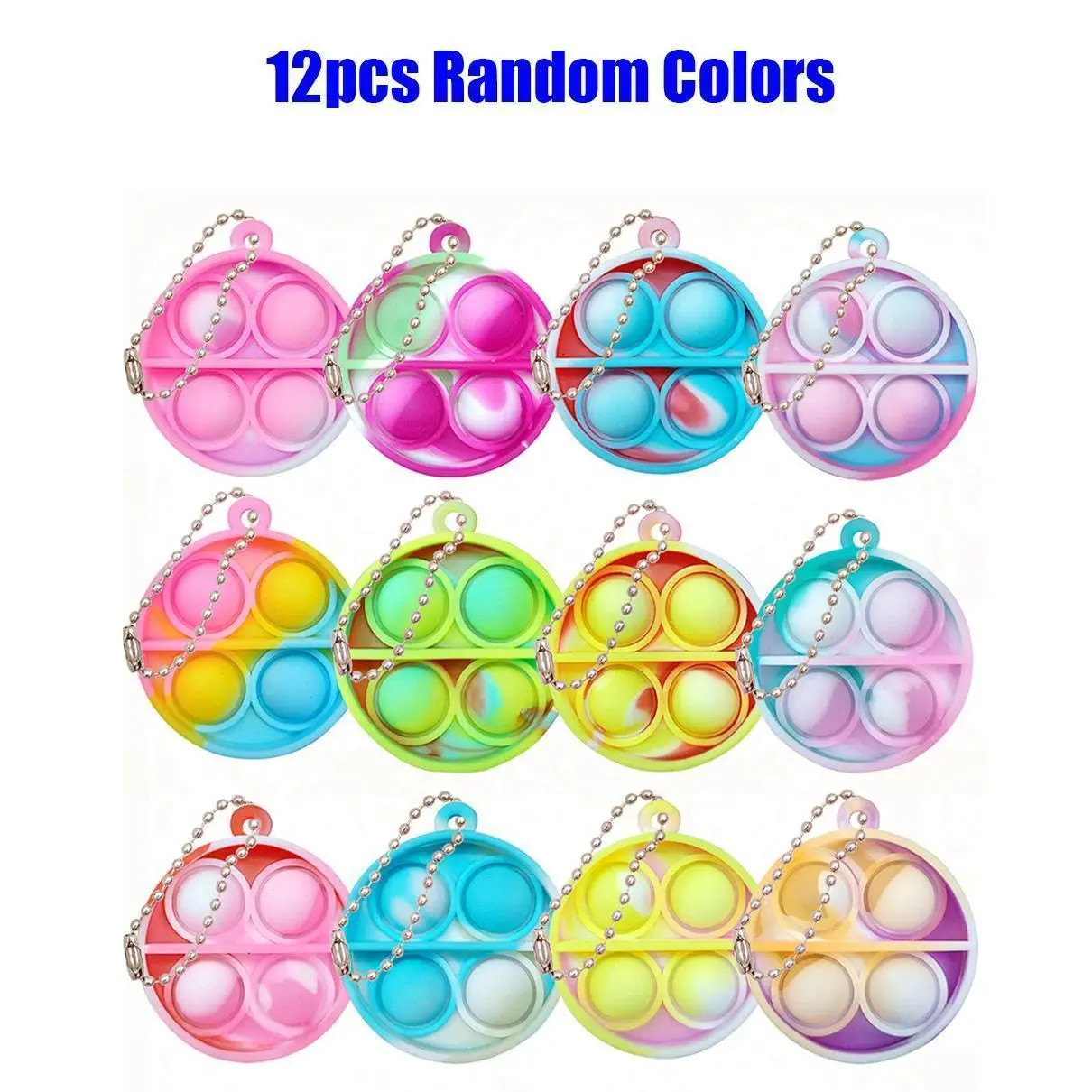 12Pcs Random Round