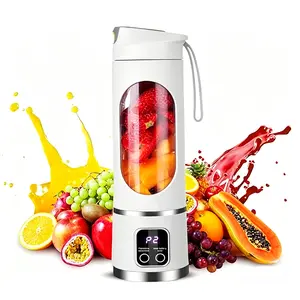 Portable Blender Personal Electric USB，500ML Portable juicer Shakes and Smoothies Blender，Small Blenders，Mixing，Compact、Convenient and Versatile