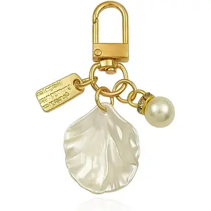 for Women Cute Keychain Summer Beach Shell Purse Charms Heart Keychains Gifts for Women Trendy 2025