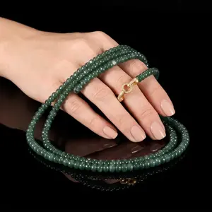 Green Jade Beaded Bracelet - Multi Layer Jade Wrap Jewelry