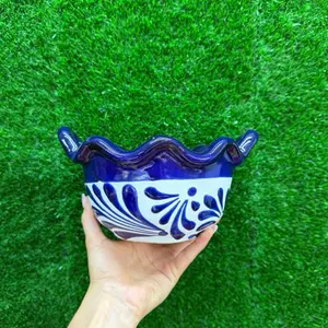 Relieve Cazuelita Salsera Grande 1 Litro color Cobalto Only Sets.