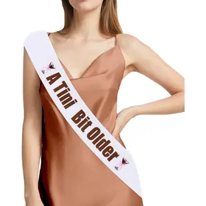 1Set Espresso Martini Birthday Party Decorations A Tiny Bit Older Birthday Sash Coffee Bean Cocktail Sash for Espresso Martini Bar Bday Party Decorations