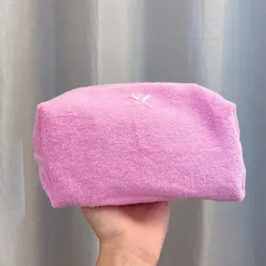 Gossip x HoneyGurl Pink Terry Makeup Bag